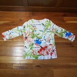 NWT Large TROPIC Jess&jane long sleeve